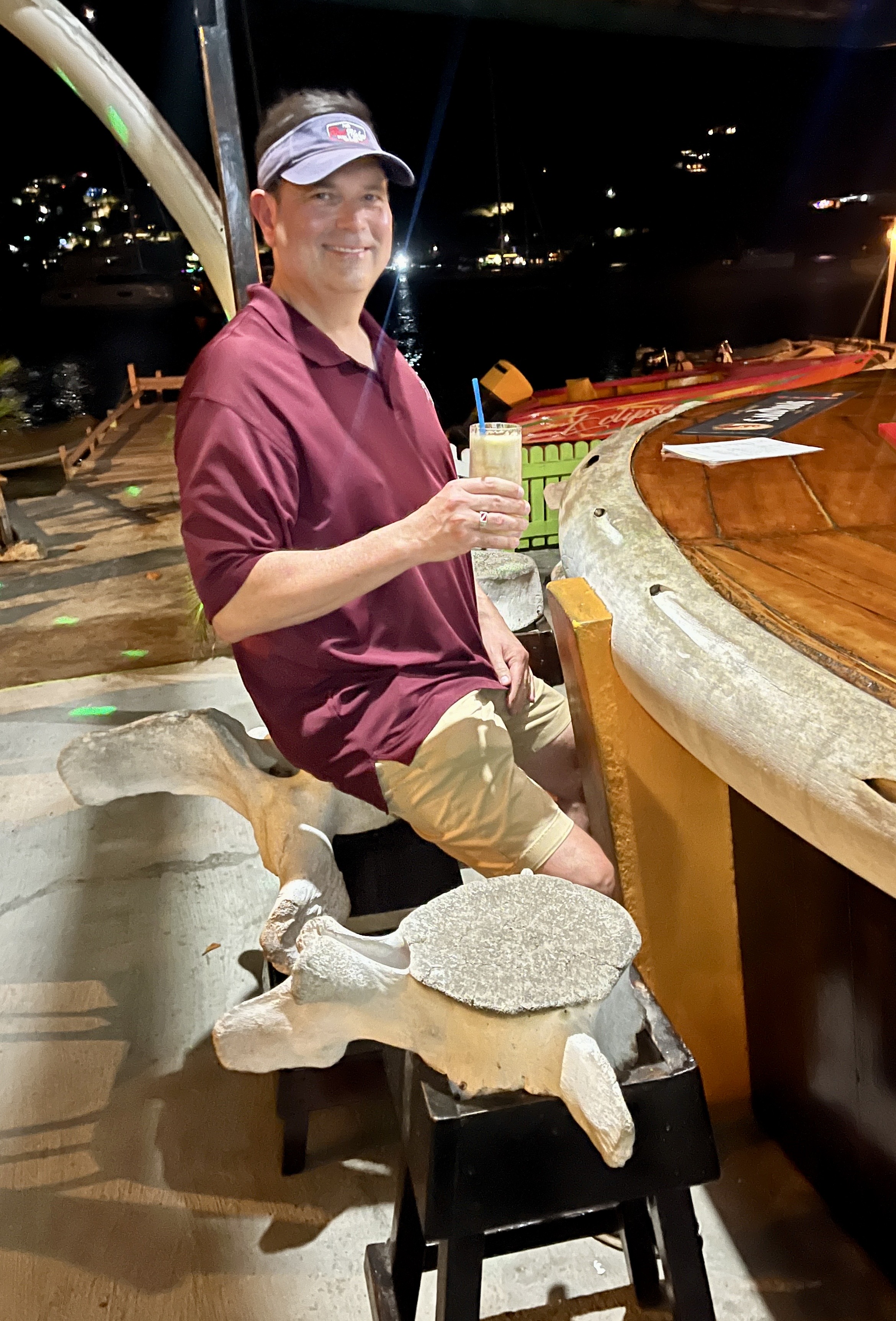 Rum drink at The Whaleboner