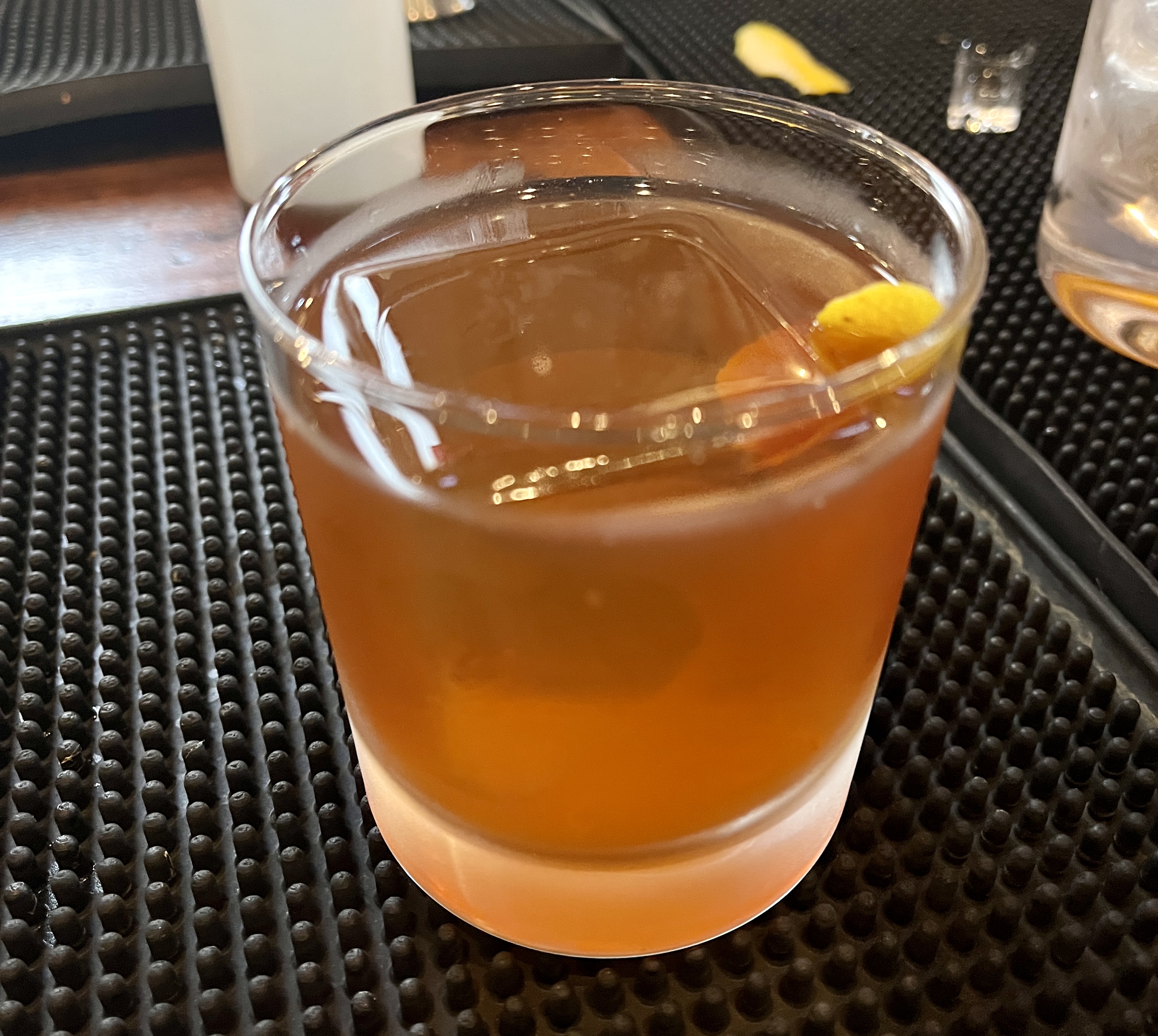 Rum old fashioned. Oooh yeaaah.