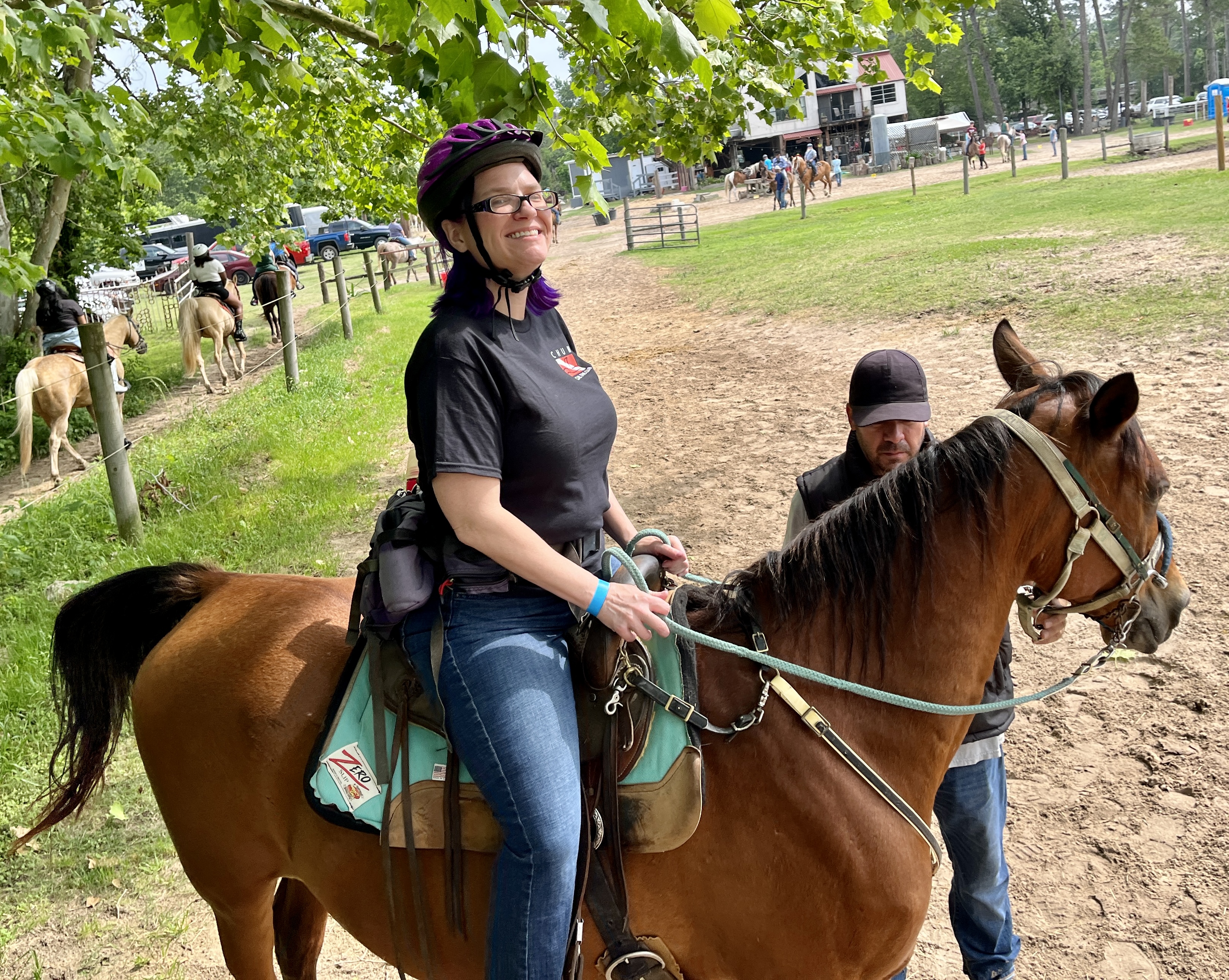 Saddled up
