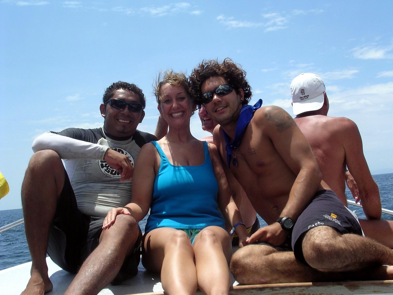 Sassy and the Dive Guides - Sergio and Elgin