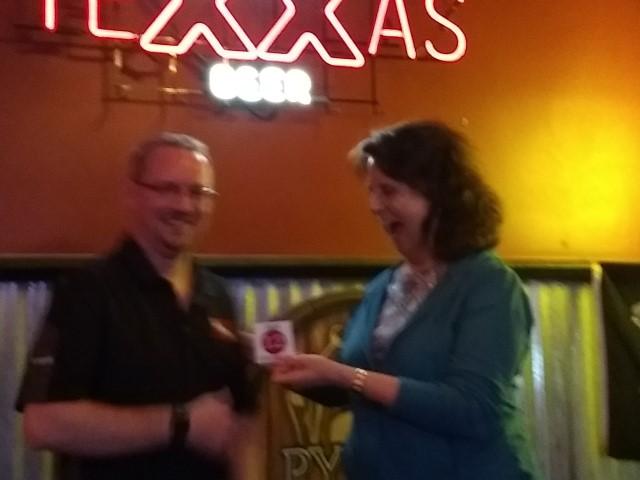 Seaagg05 getting his first year DAM CHUMMER patch - congrats!