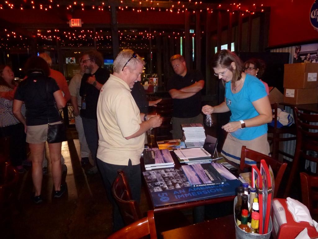 September 2016 - Jennifer signing books