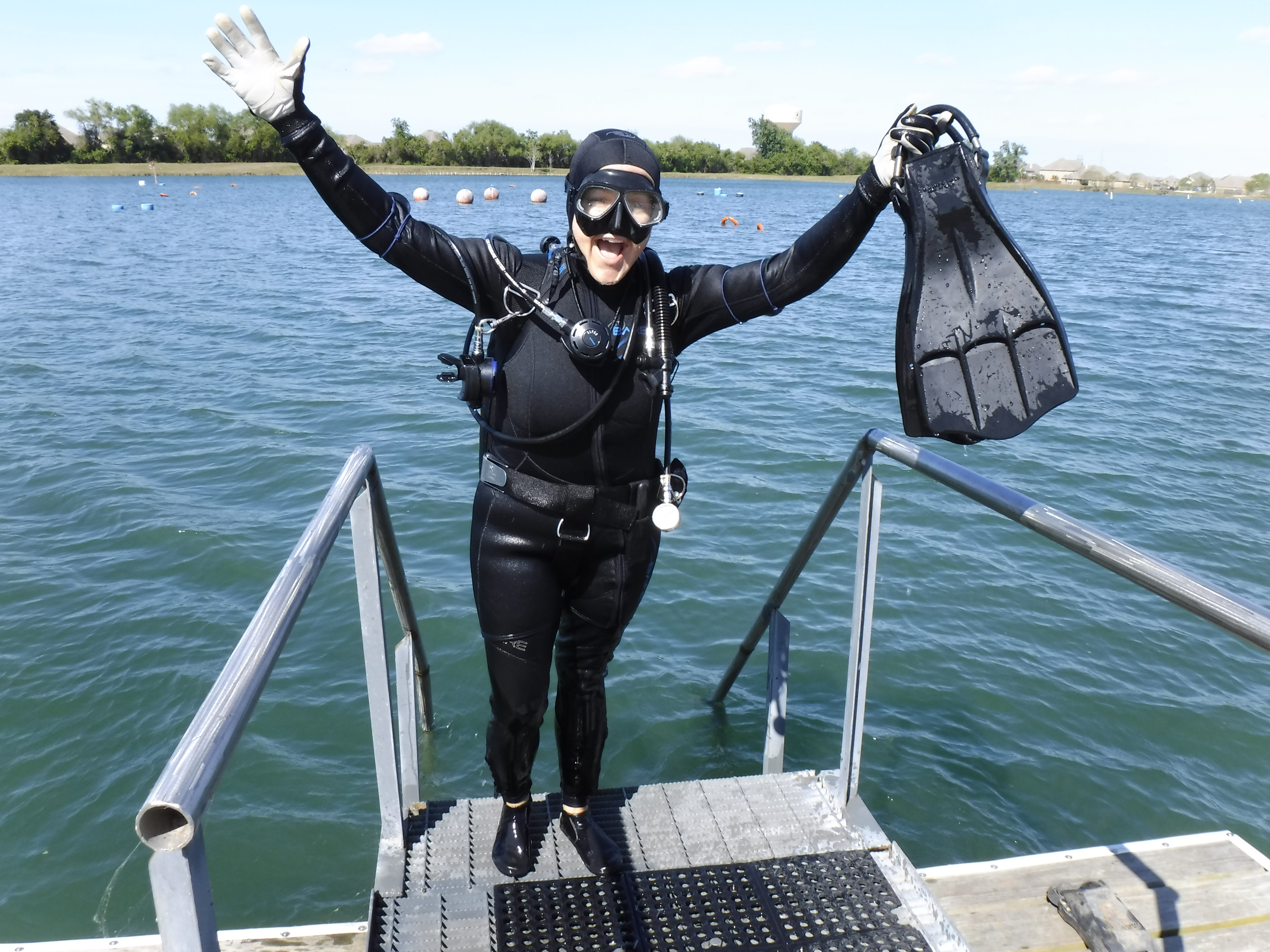Siren's April DAM CHUM Dive Logged - Lake Longhorn