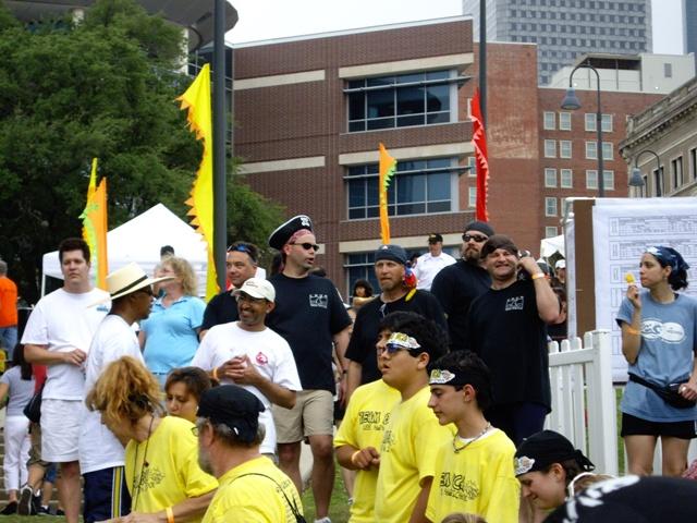 Some of The Fearless Leaders Waiting for a Race