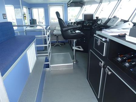 Spacious - love the bench seats for visitors