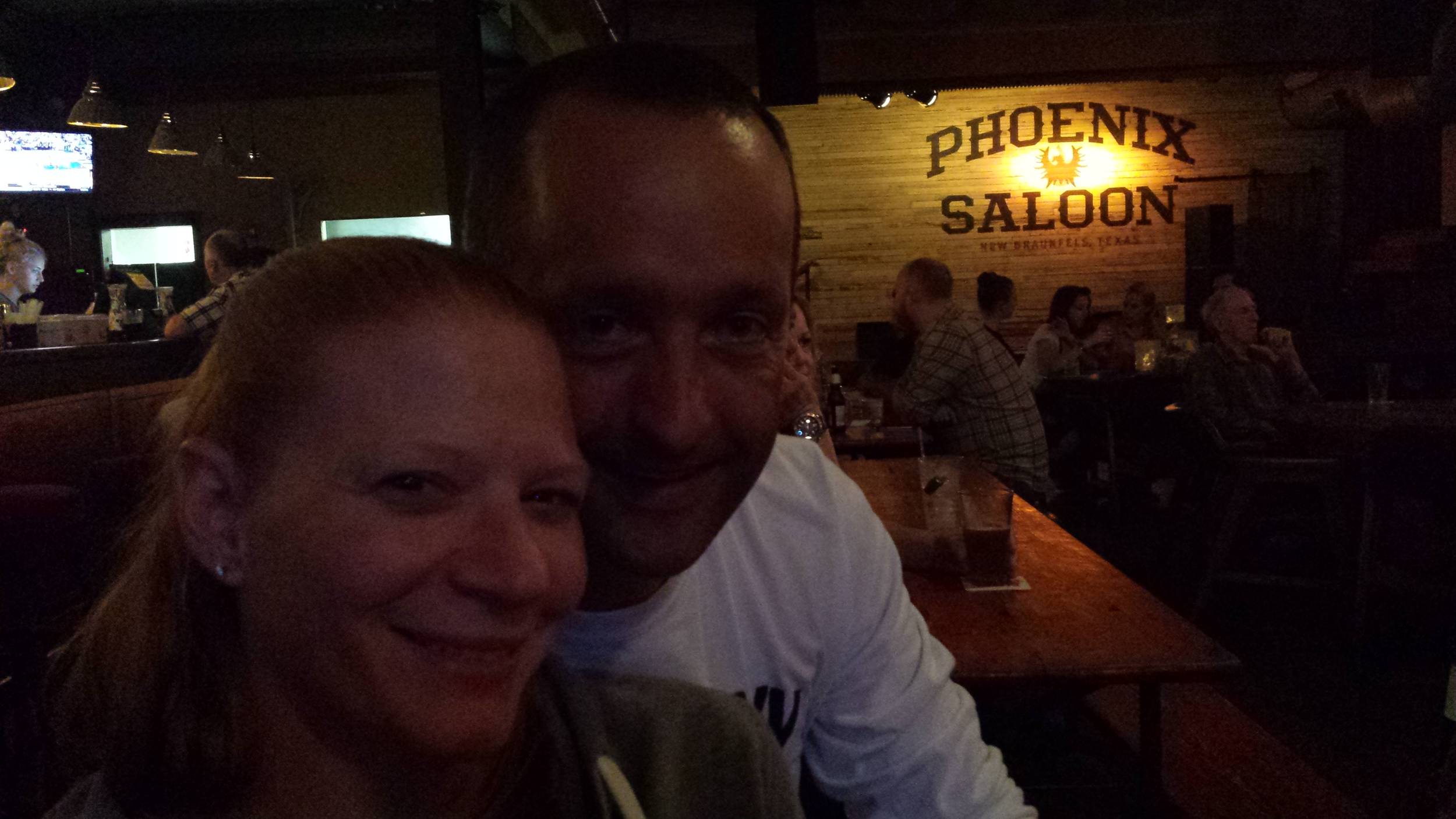 Steve & Kate - they let us crash their table at the Phoenix Saloon