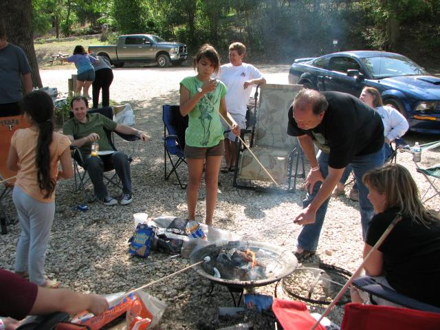 Sunday morning campfire