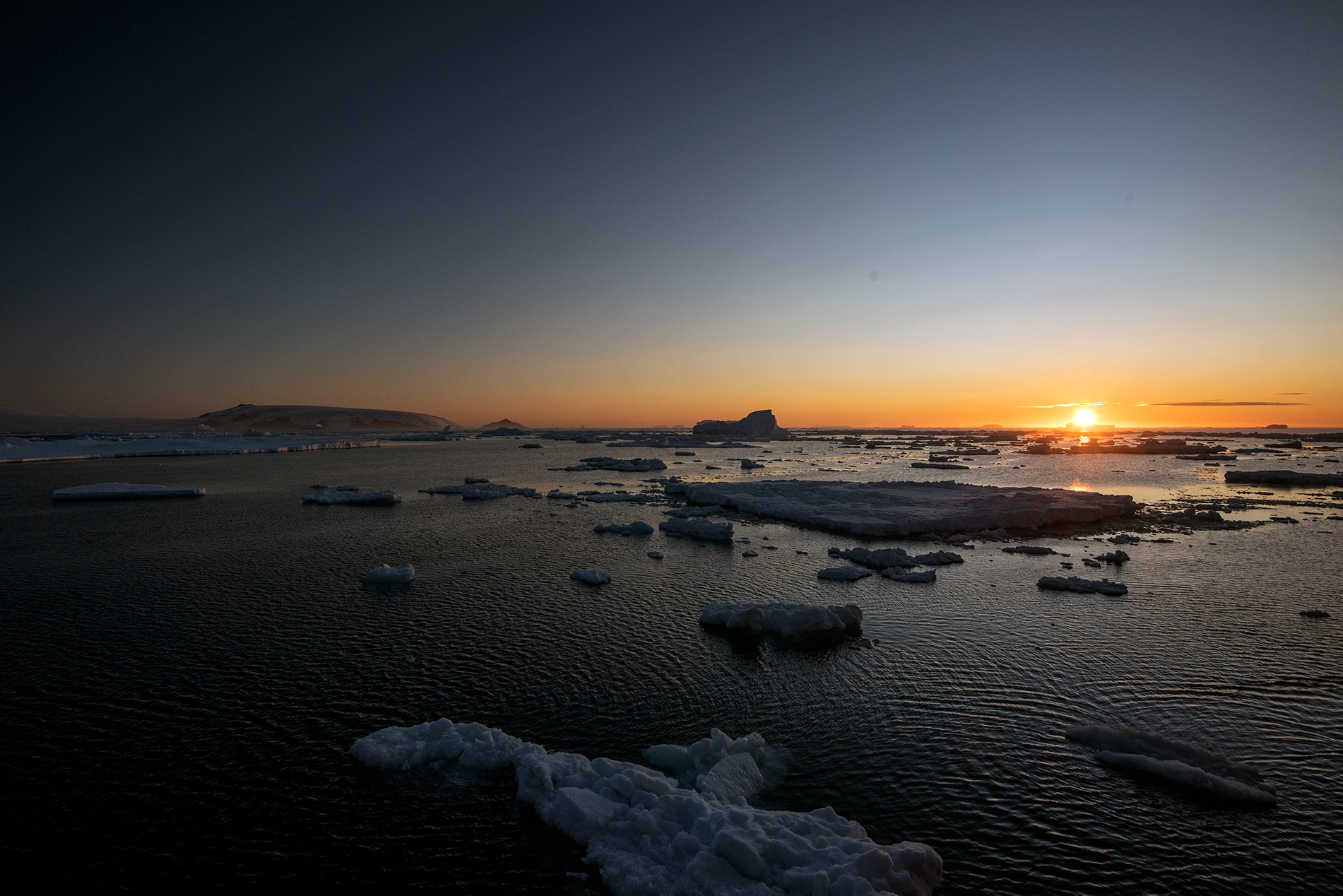 Sunrise in Antarctica