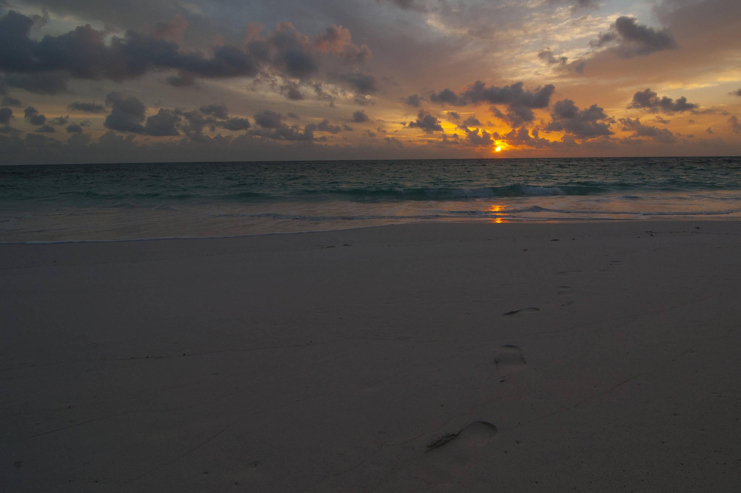 Sunrise on Cat Island