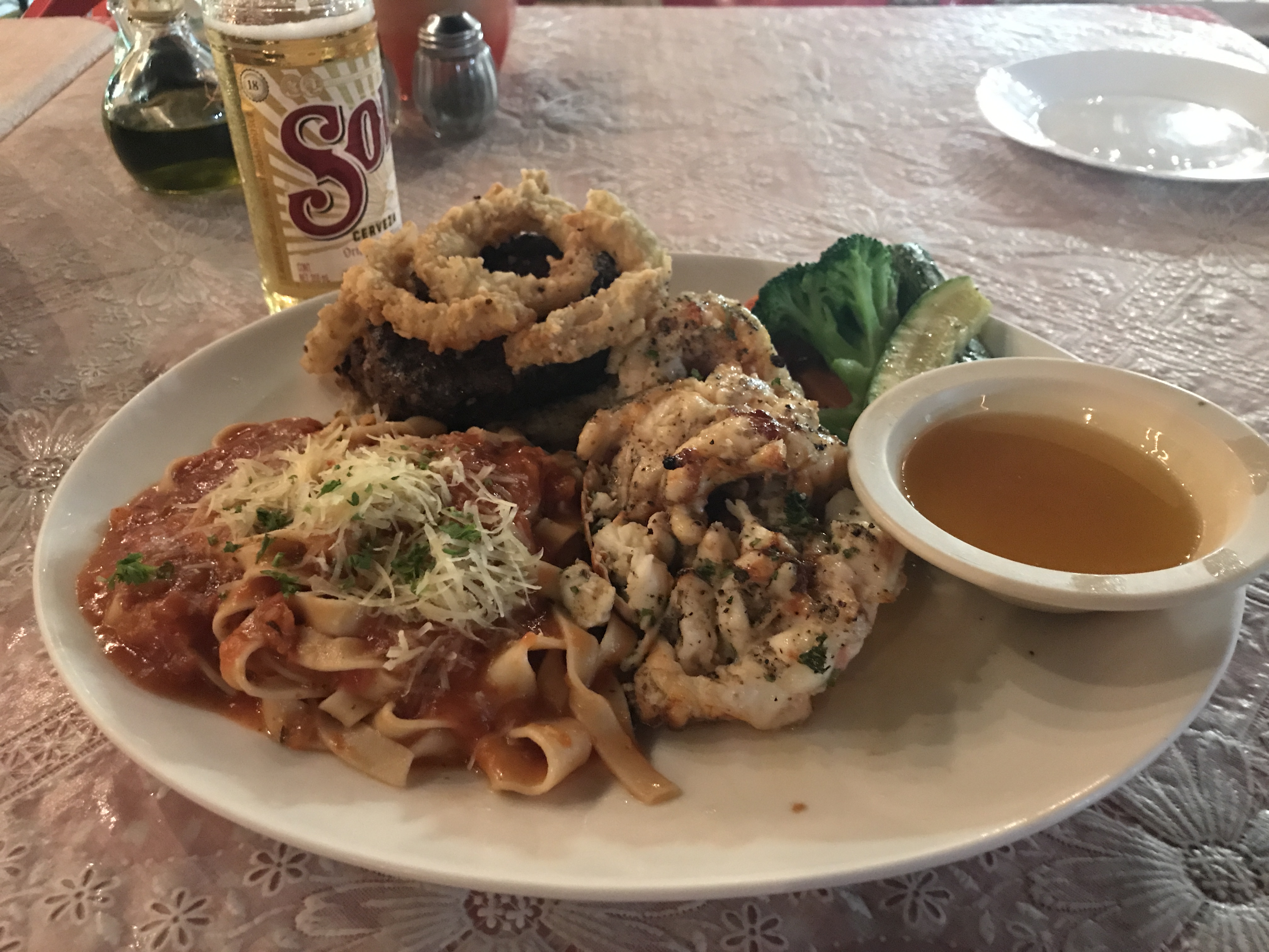 Surf & turf at La Terraza