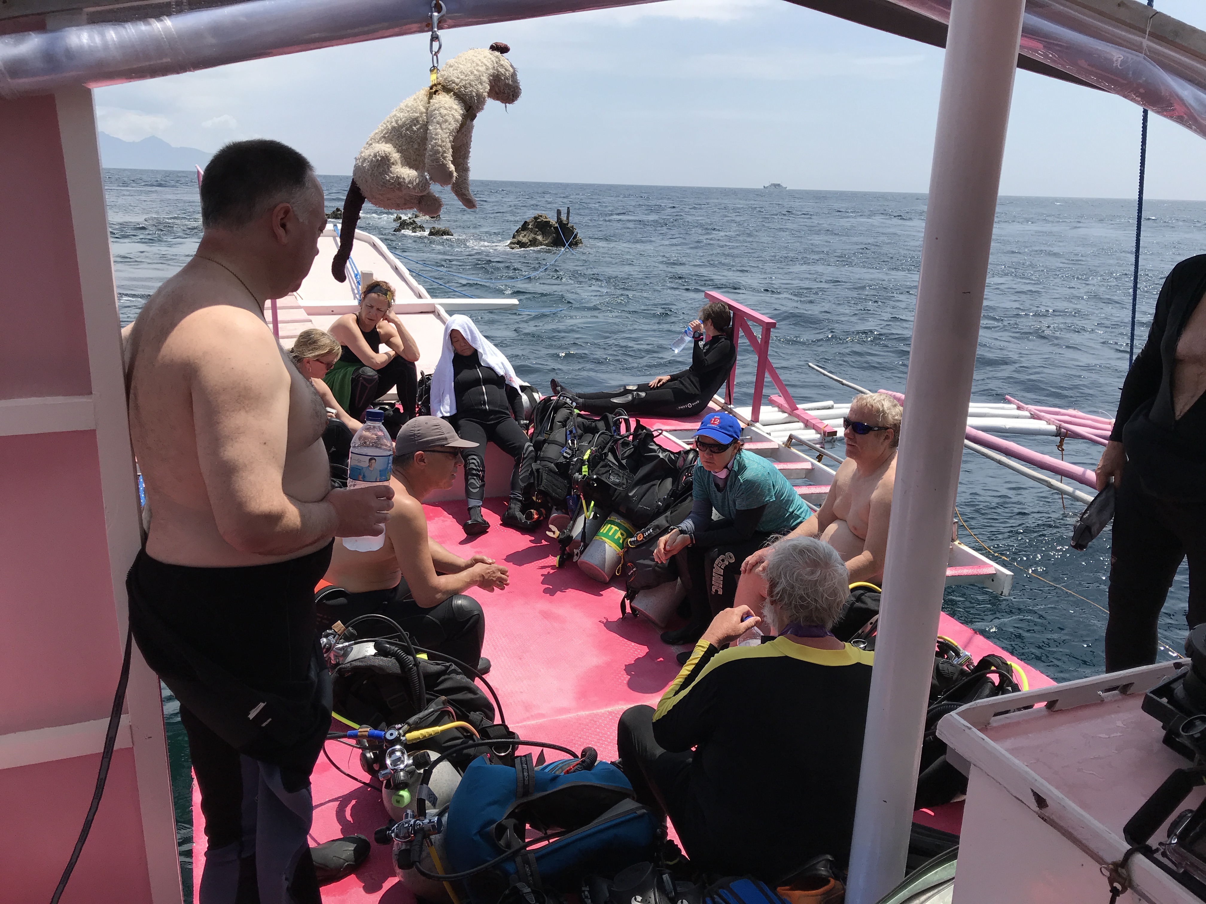 Surface interval on the Mary Kay boat