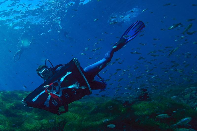 Sushi Boy flys the colors