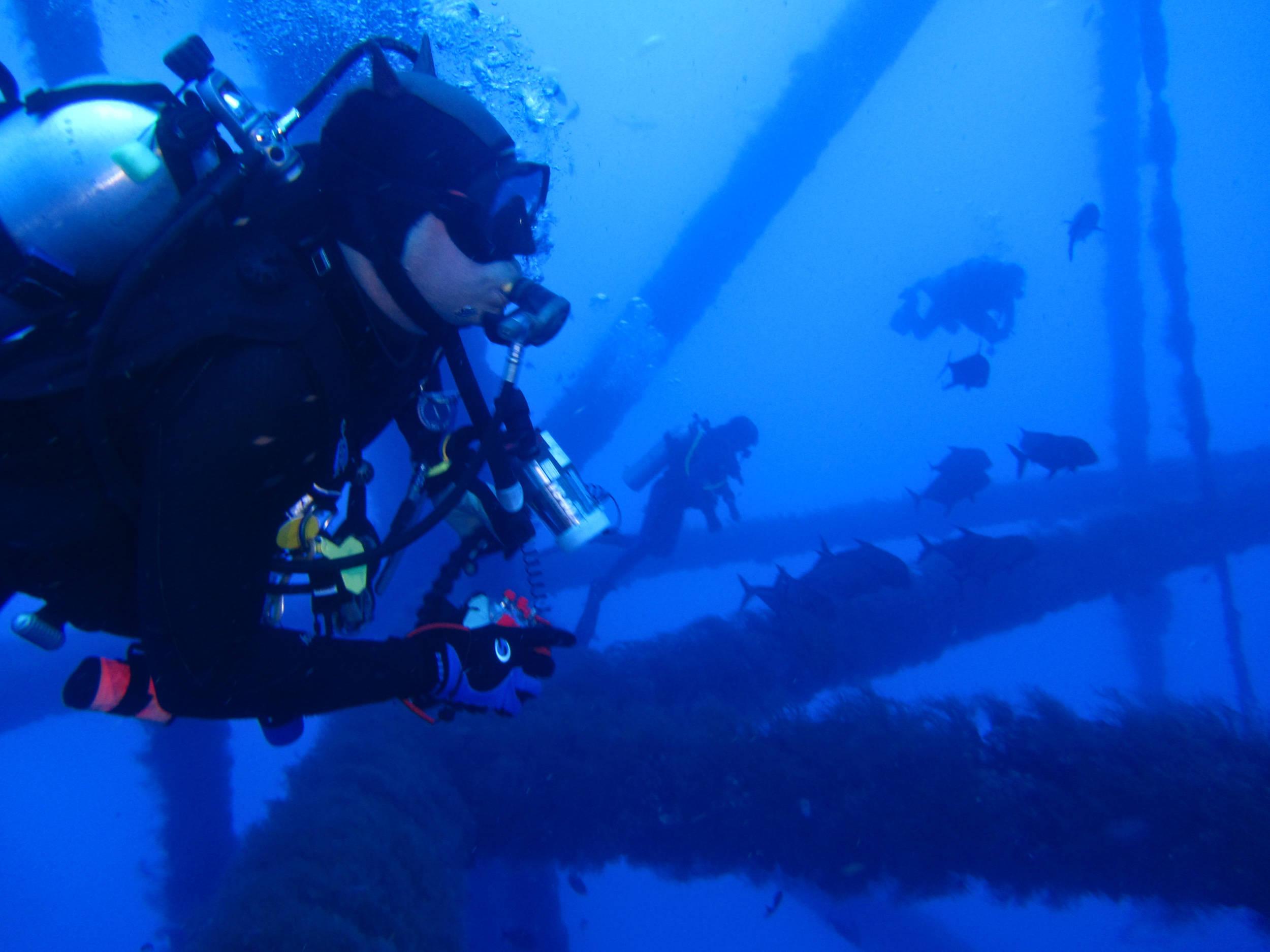 Sushi Boy on the rig