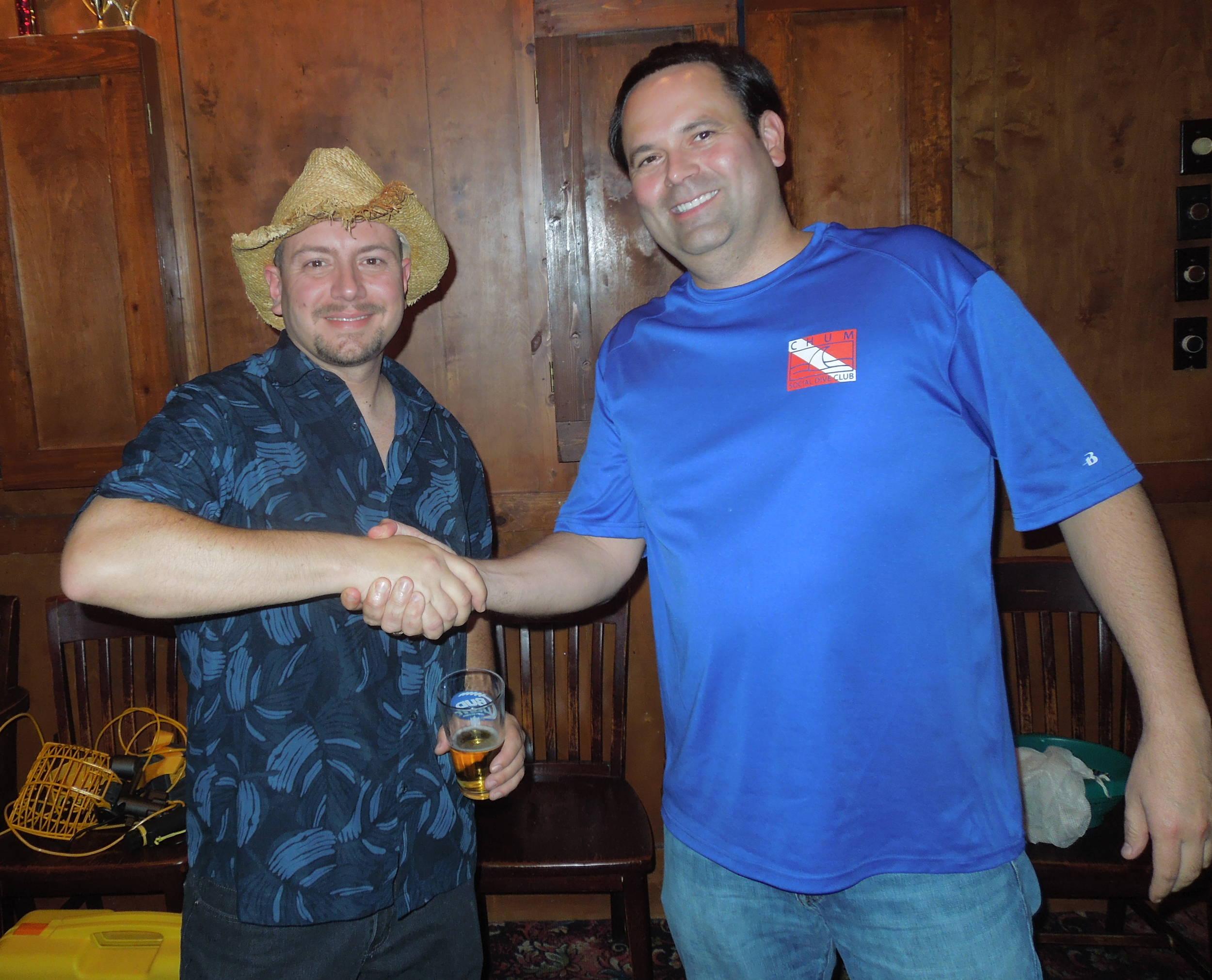 Sushi Boy thanking our Nov speaker