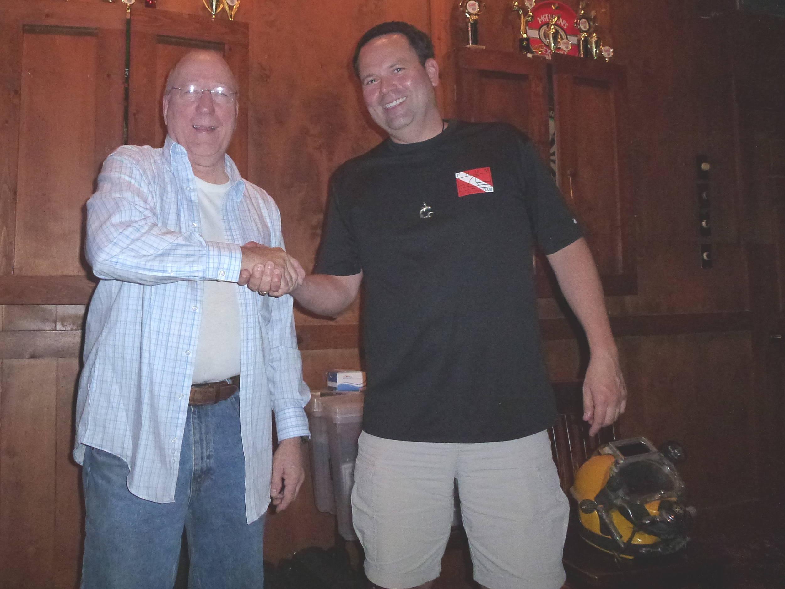 Sushi Boy thanks our May Speaker, Jess Stark