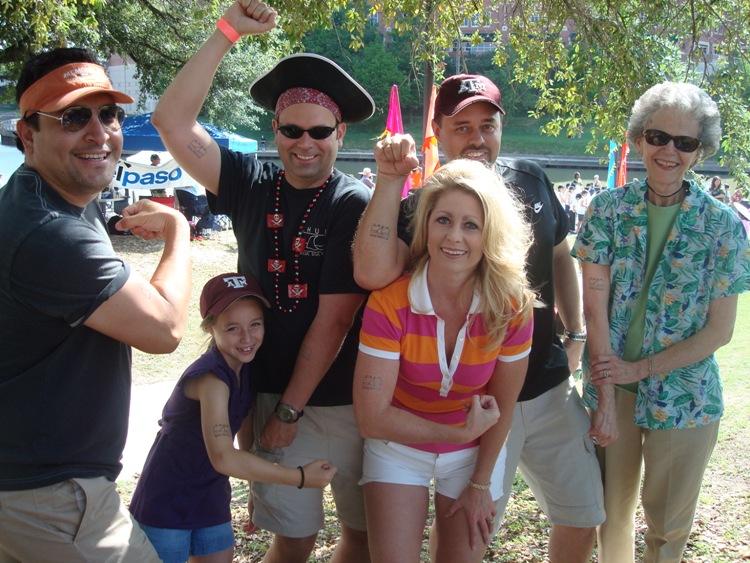 Sushi Boy's family comes to cheer us on!
