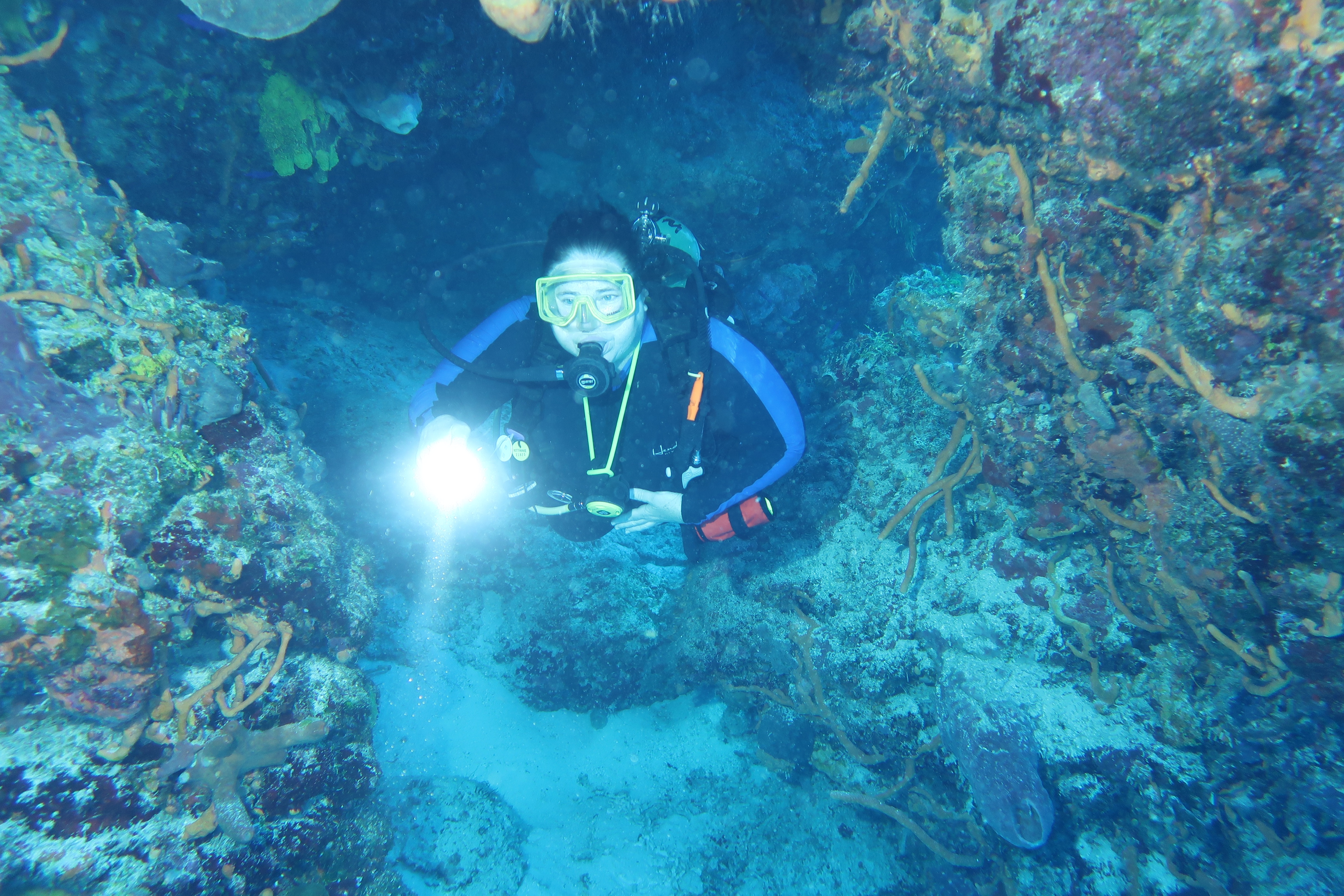 swim through with Ms KJenn Dives