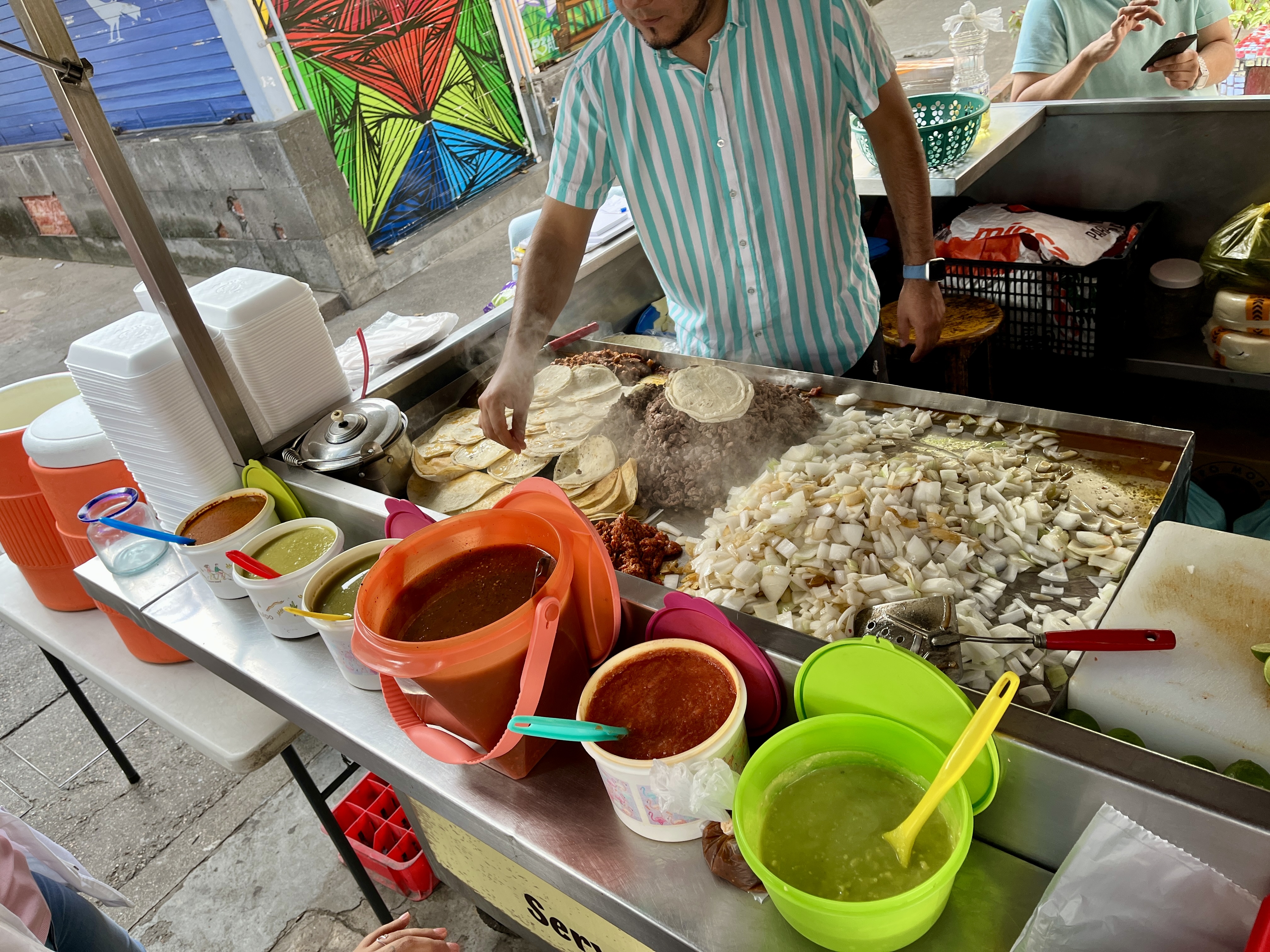 Taco stand