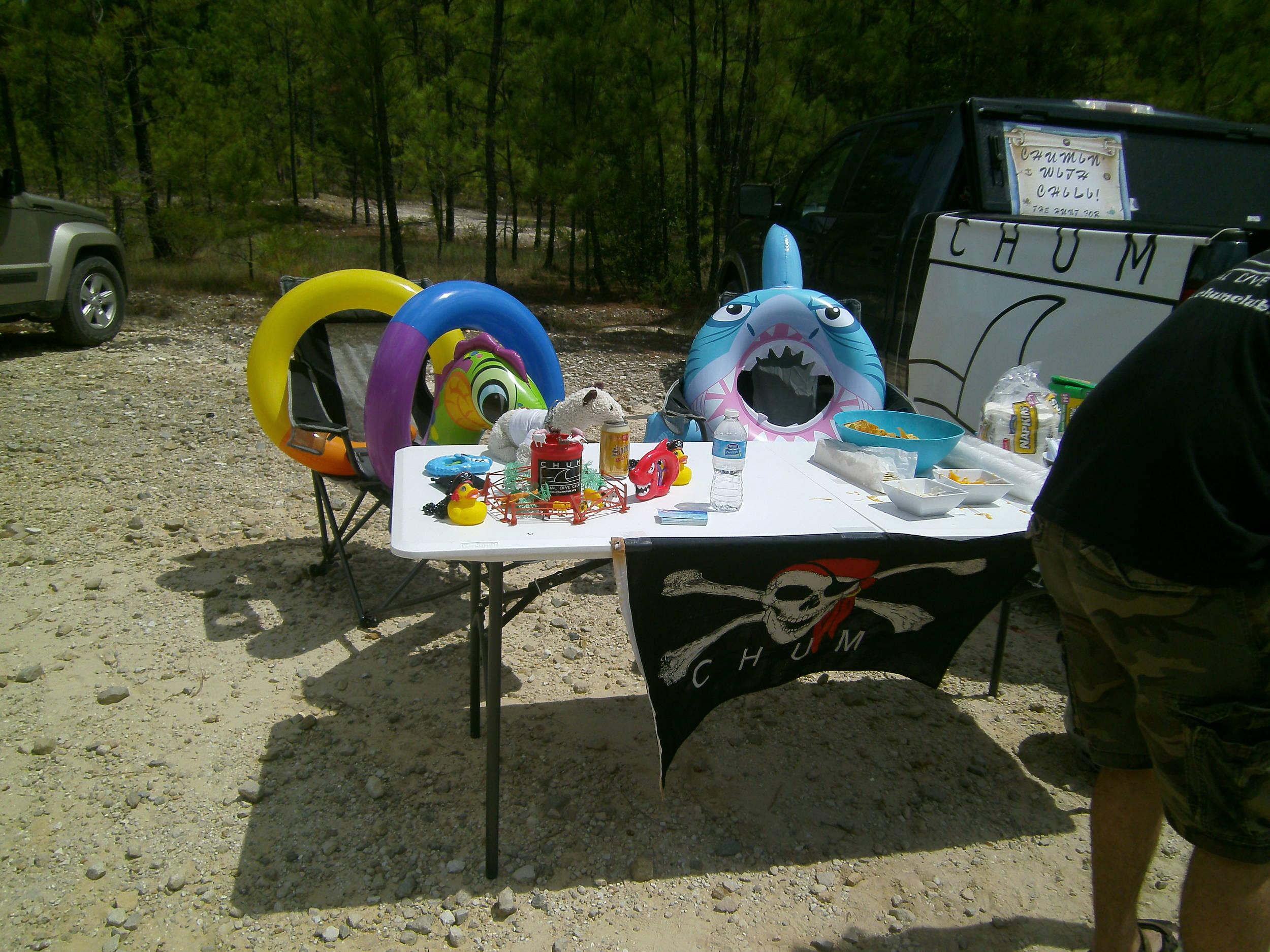 Tailgate with Nessie, Megalodon and of course Wet