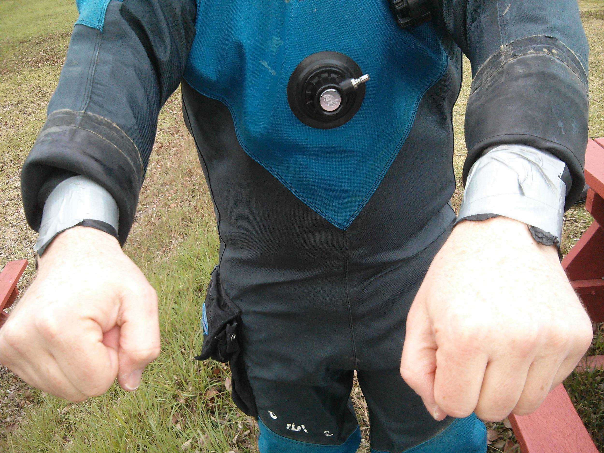 Taking his own advice - duct tape seals