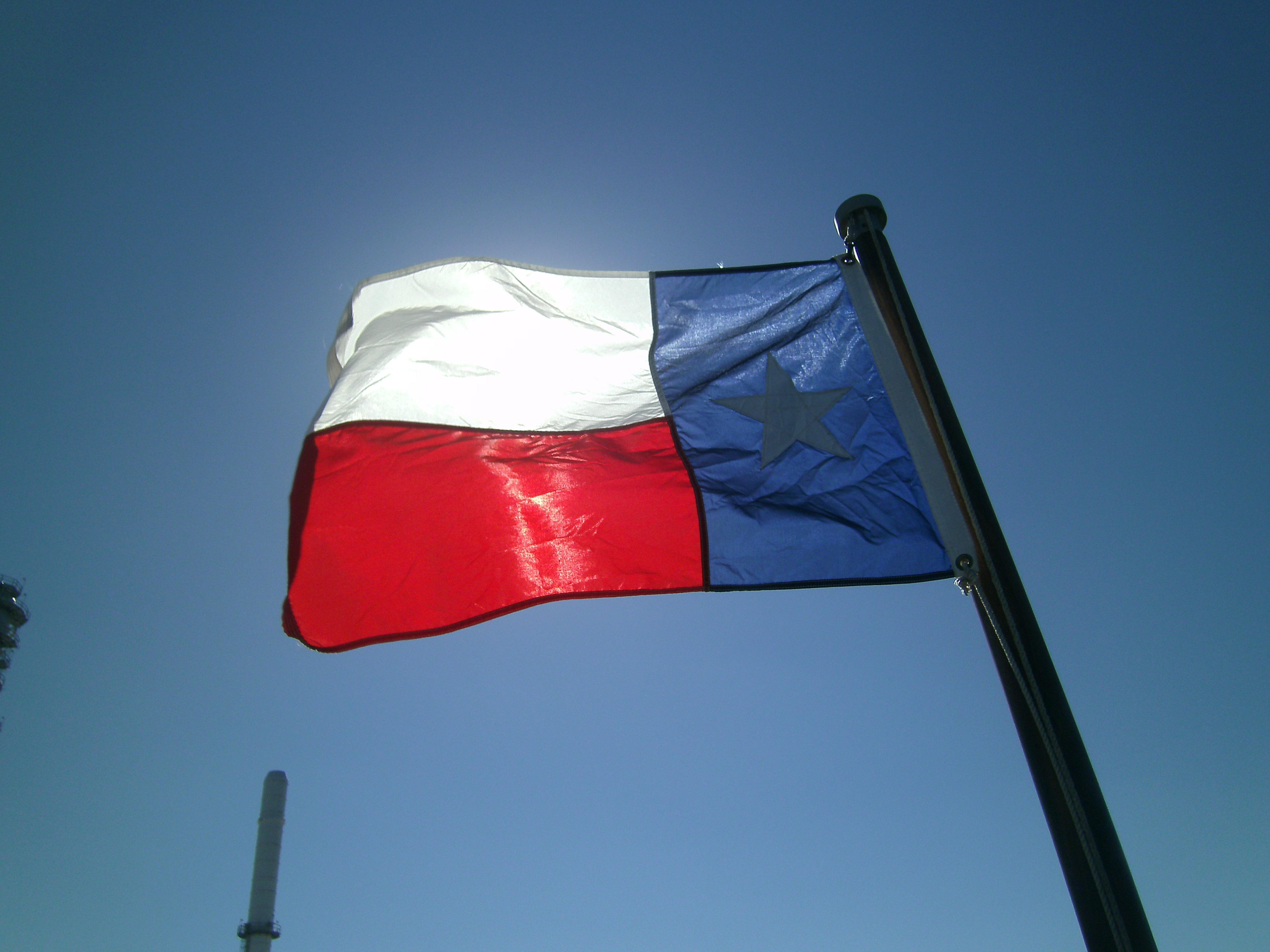 TexasFlagBacklit
