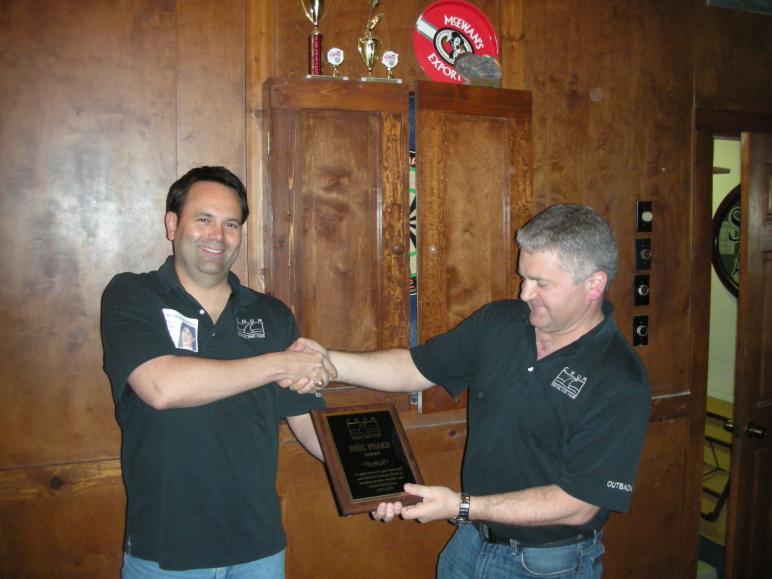 Thanking outback for his service