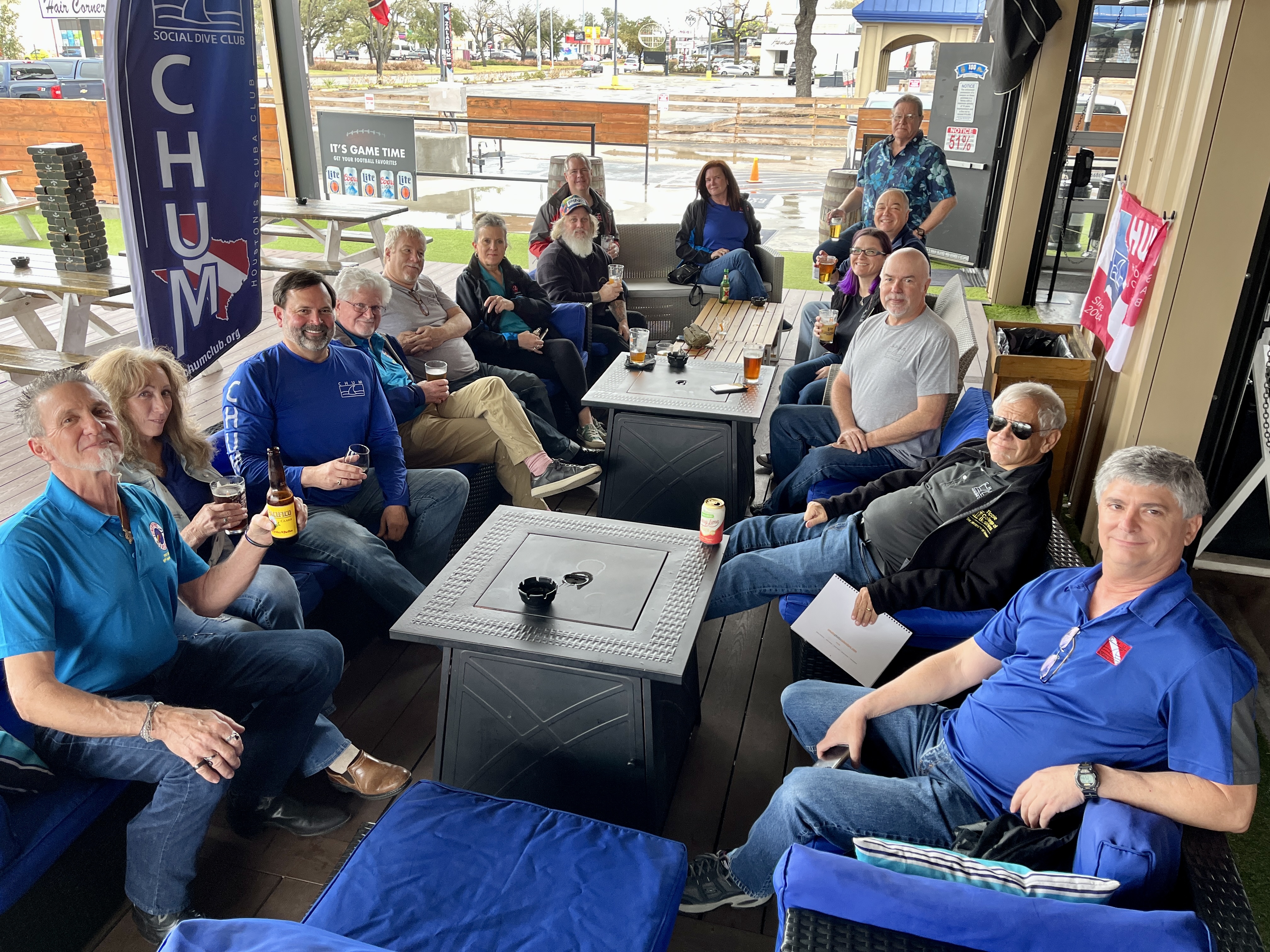 The after-party at Post Oak Icehouse