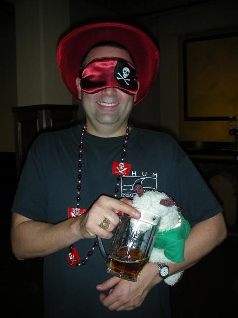 The blind leading the blind drunk