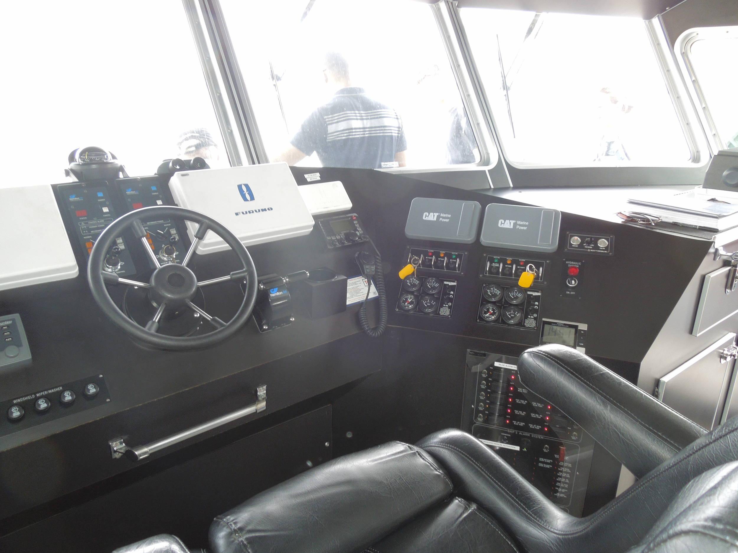 the captain's station