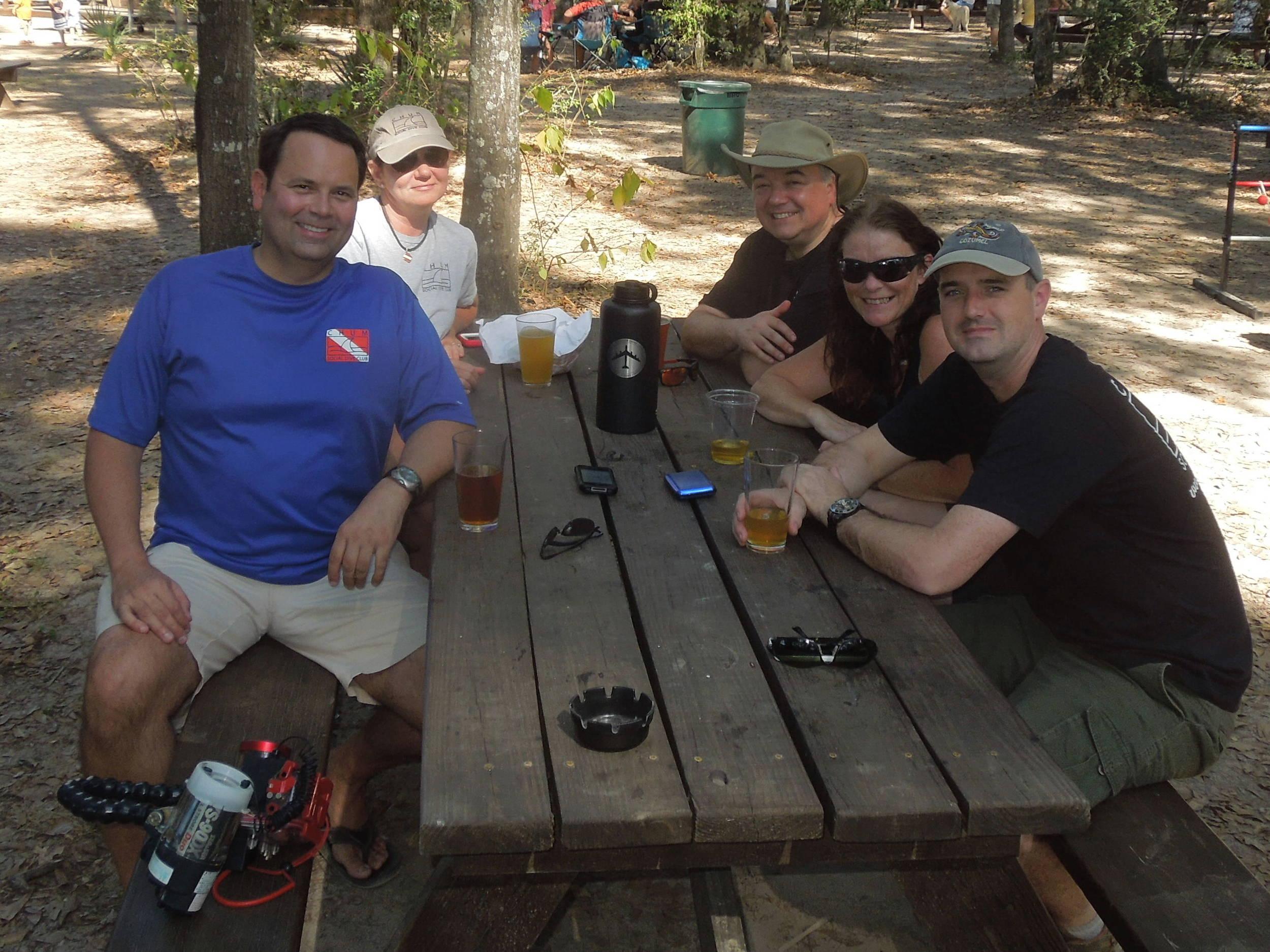 The dive crew