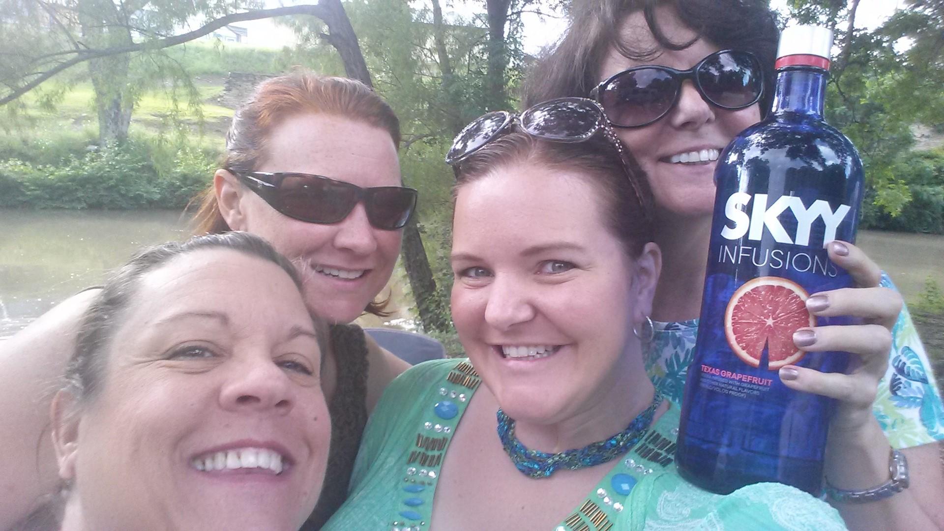 The girls are ready to start the weekend!