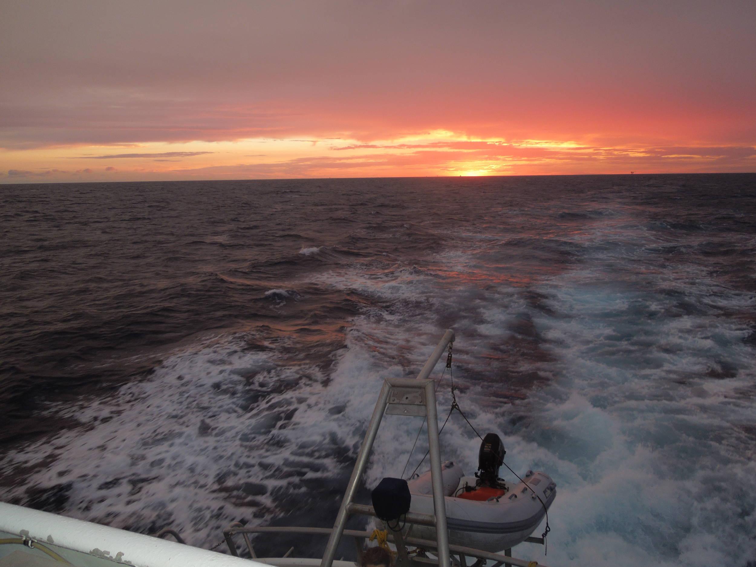 The sailor's sky made a perfect sunset