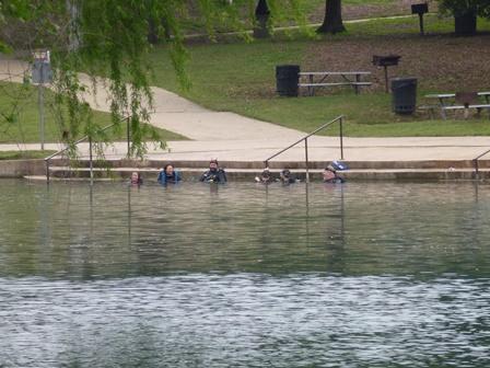 There they are - but we're over here