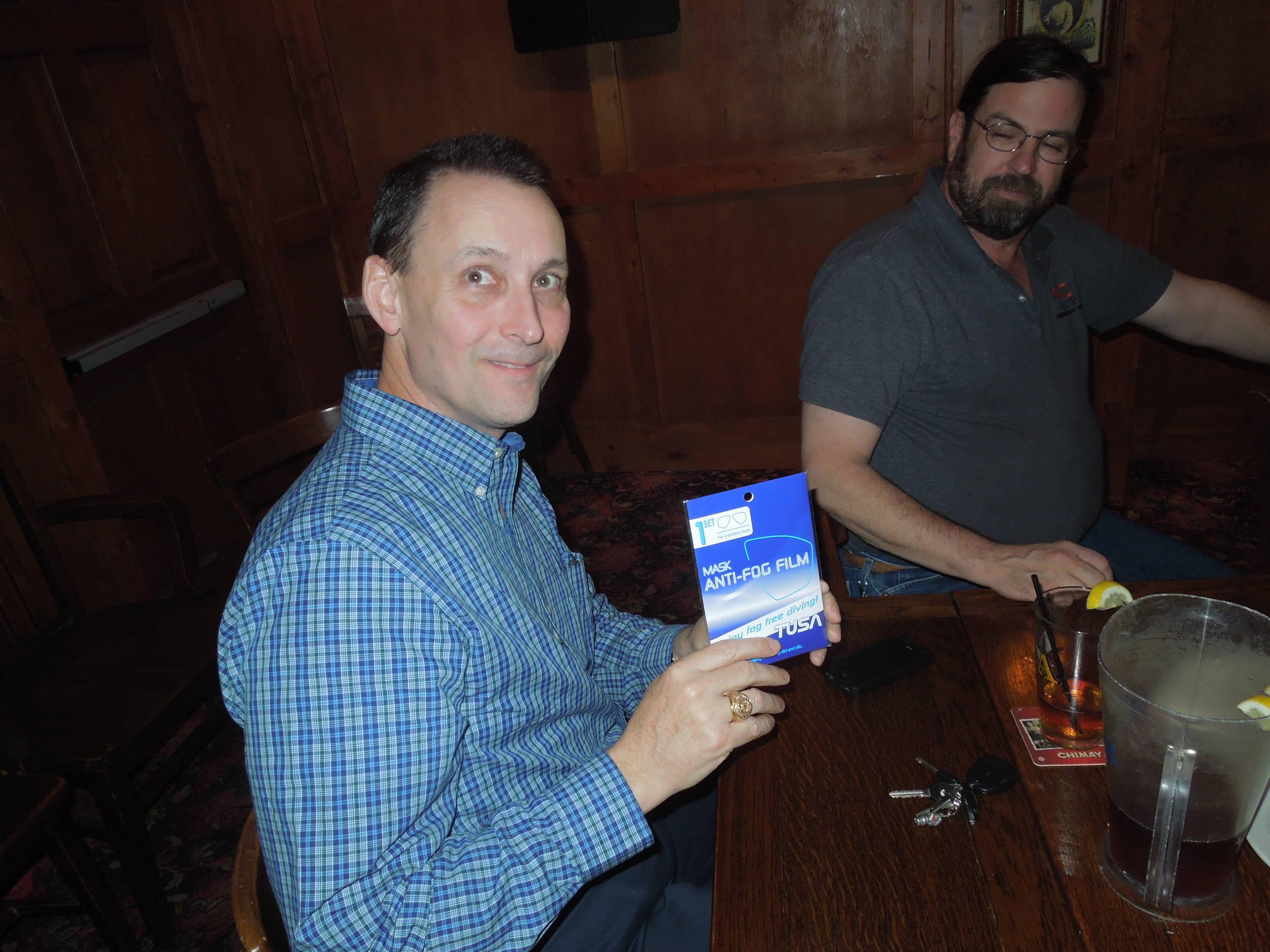 Thermo won a door prize