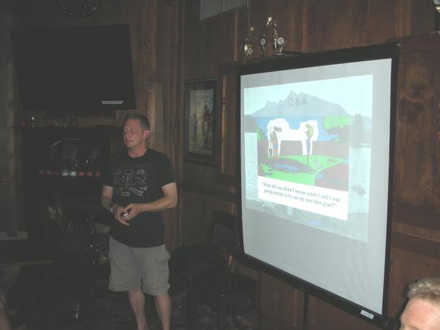 Travis Benoche, our August speaker