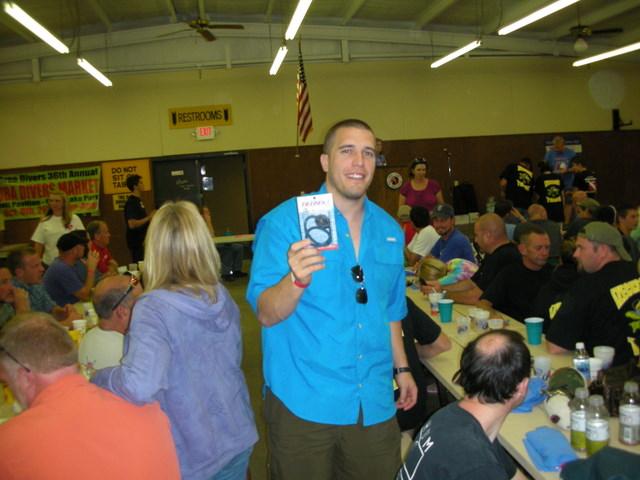 tufb98 takes home a door prize