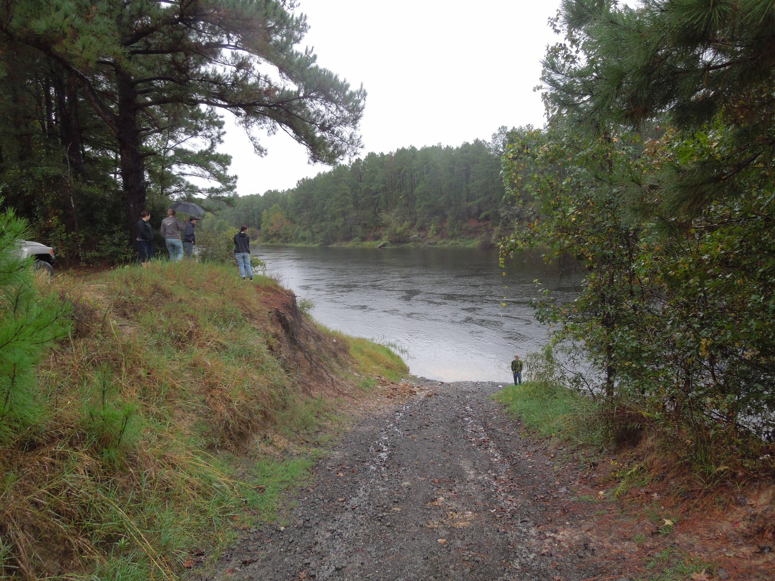 Turbine channel boat ramp