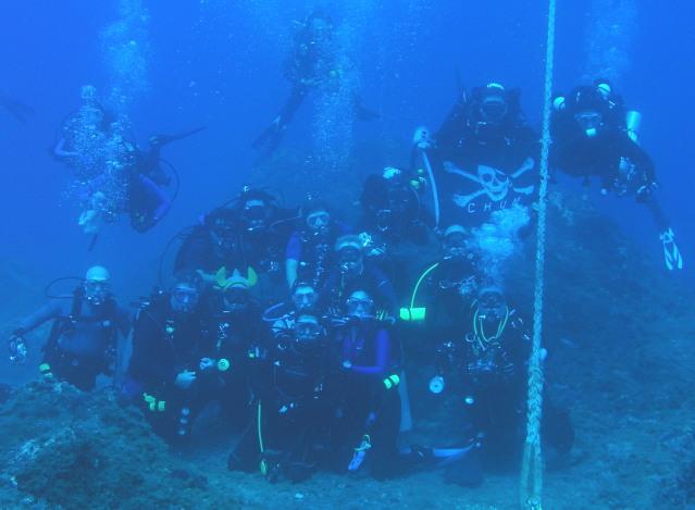 Underwater group