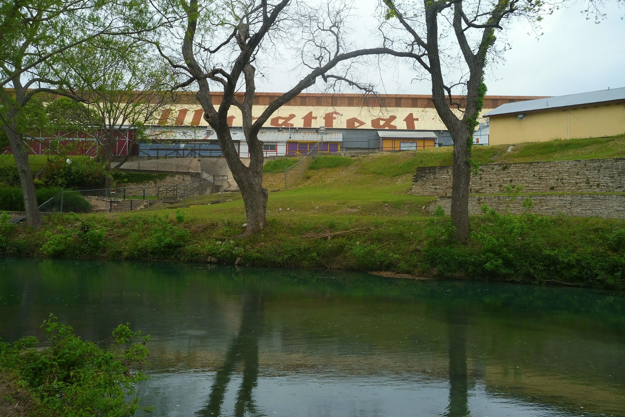 View across the Comal