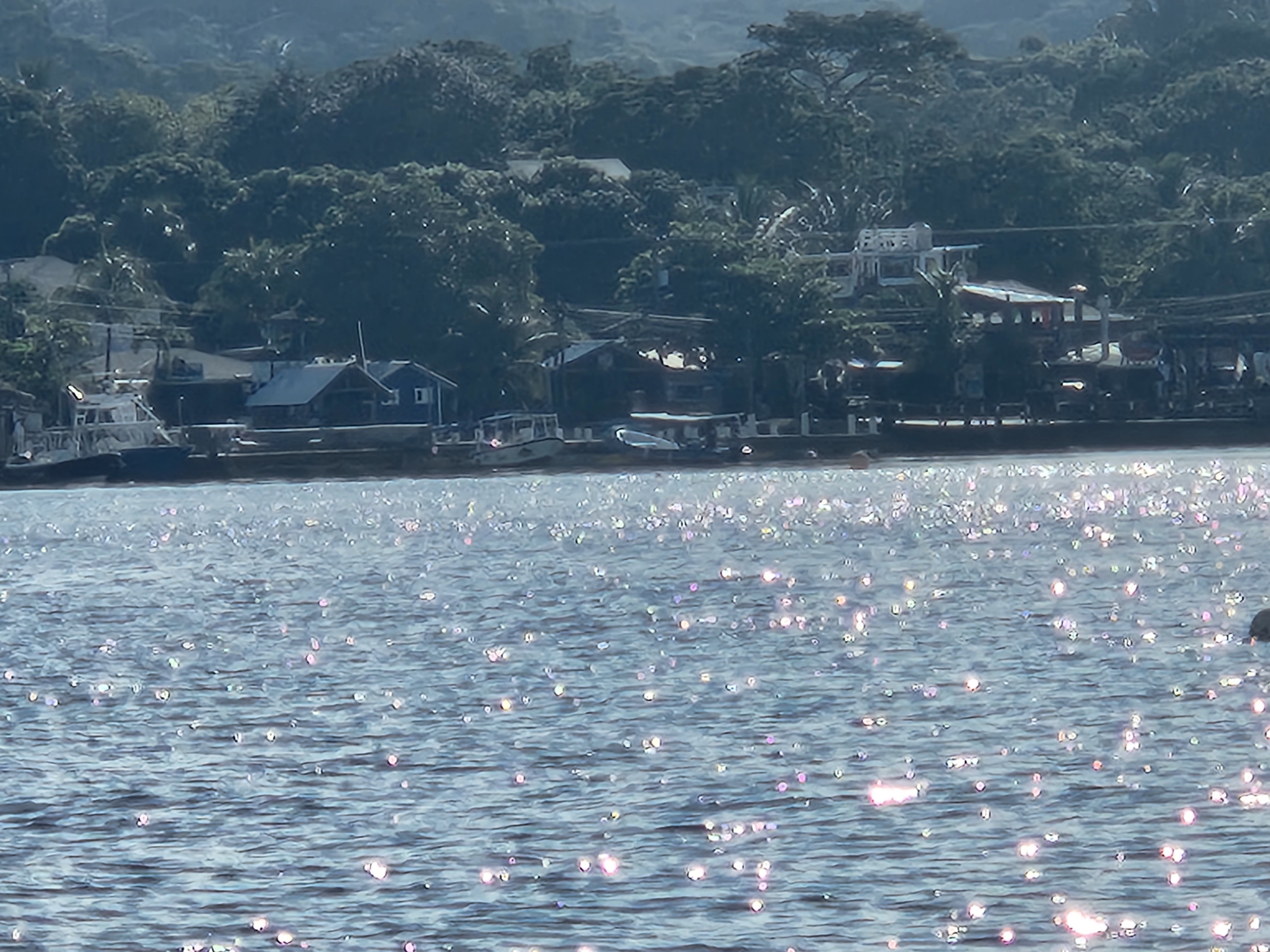 View of West End from the boat