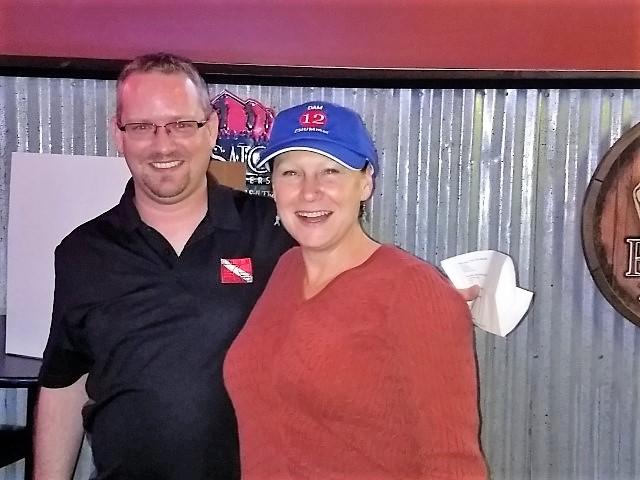 wanderwoman getting her second year DAM CHUMMER hat - congrats!