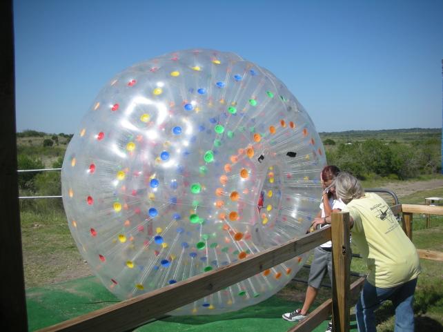 We're going down the hill in WHAT??!