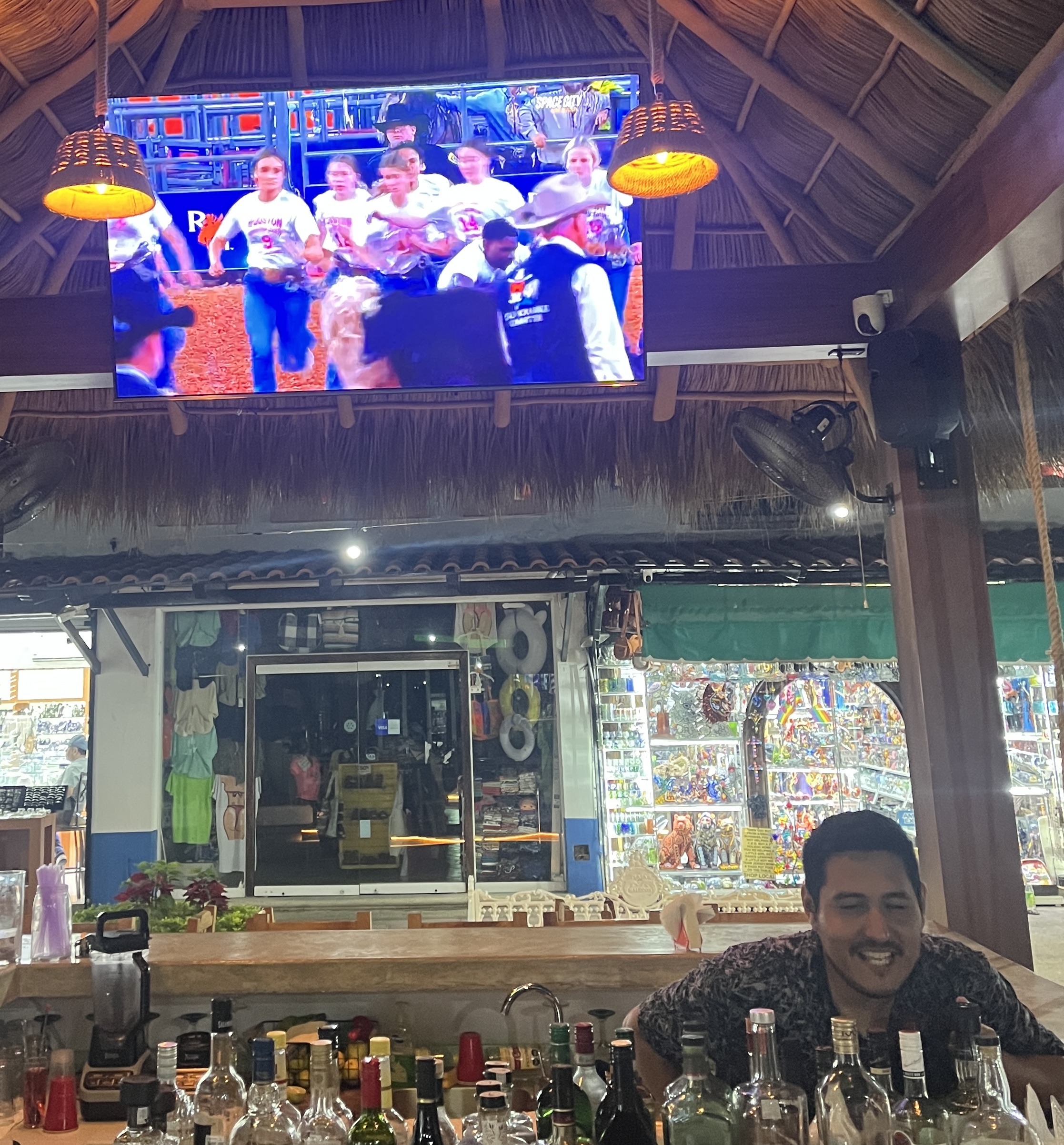 When you go to Mexico and they have Rodeo Houston on the tv...
