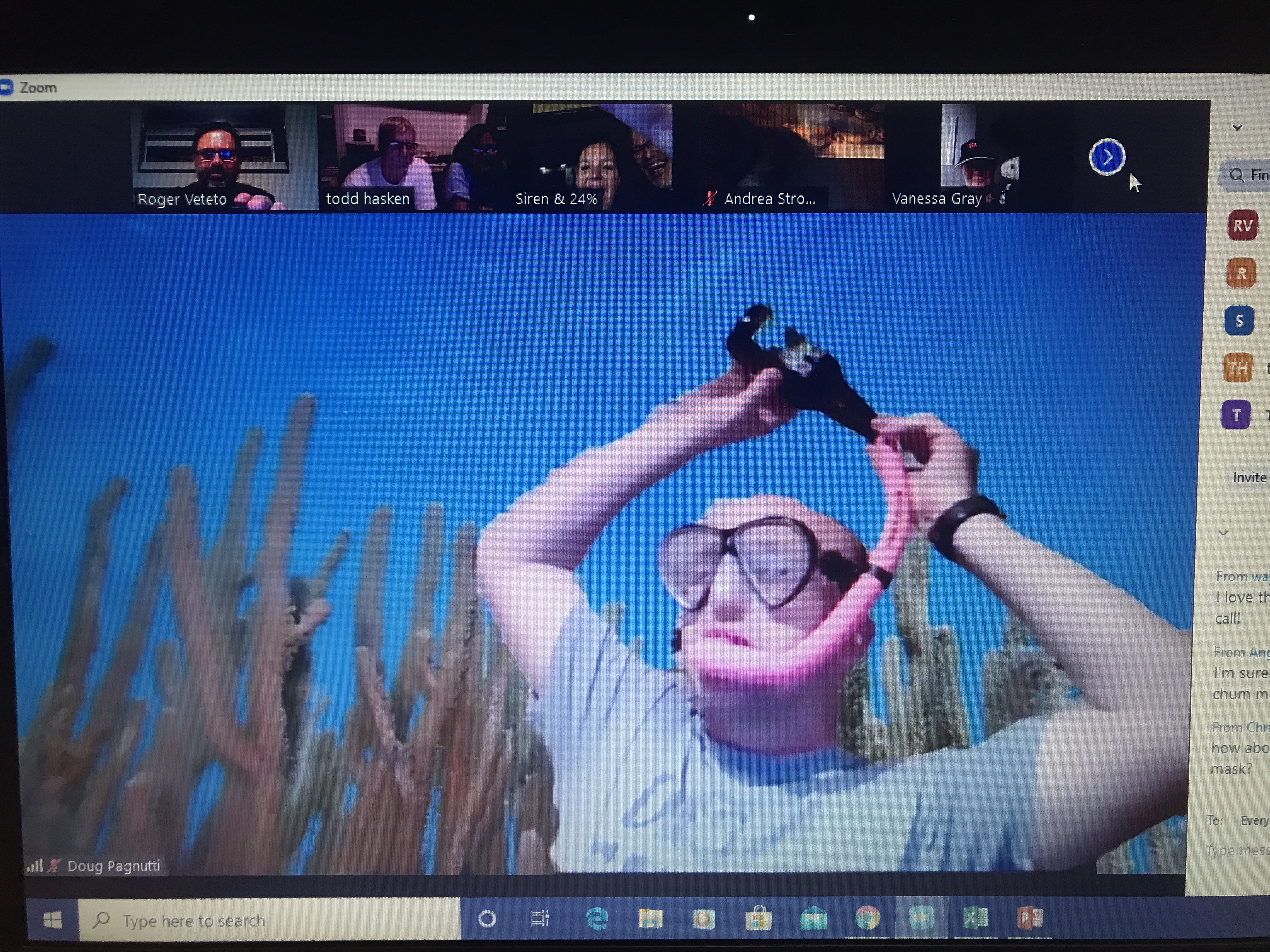 Why not? He’s not driving.