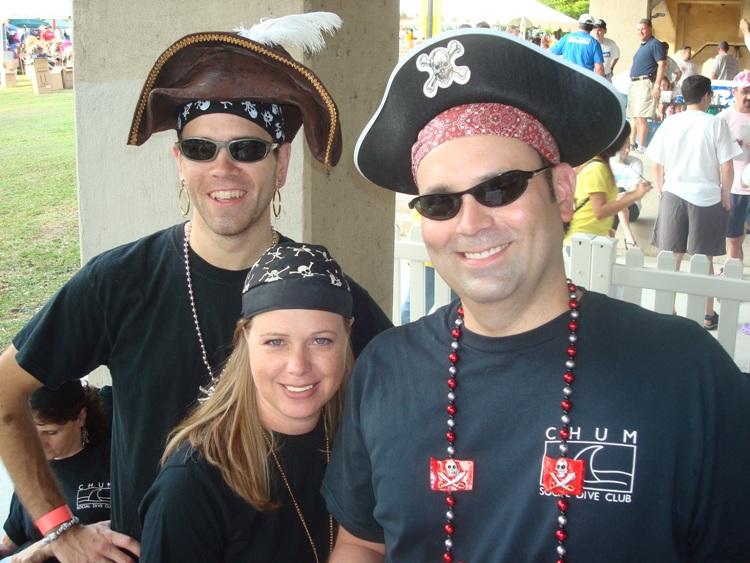 Yankee Diver, DiveDiva, and Sushi Boy - Aaaarrr!!!