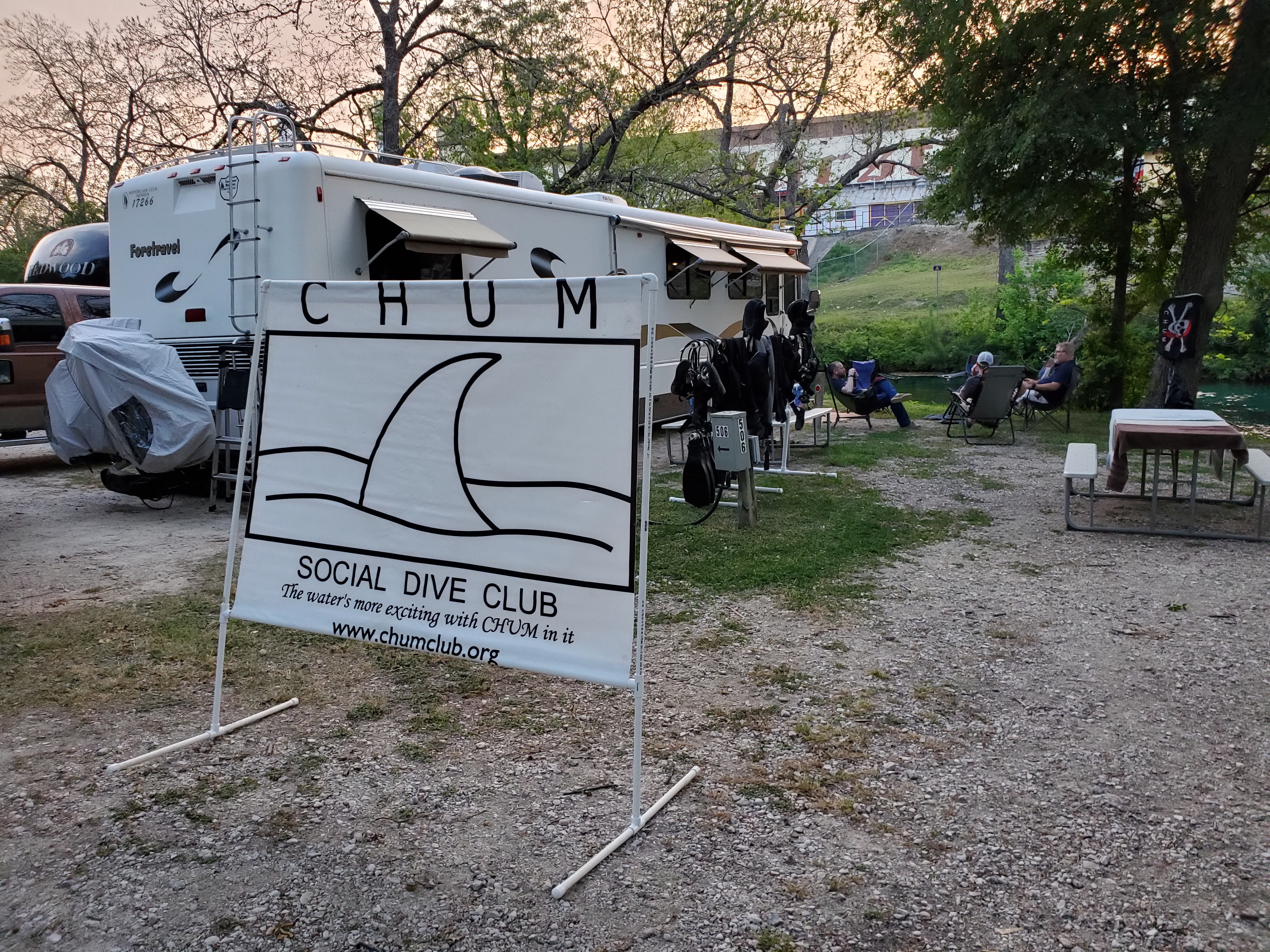 You Can See The Beginnings Of The Circle'o'CHUM